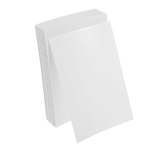 ERINGOGO 100Stücke Selbstklebende Laminierfolie PVC Transparent für Fotos Dokumente und DIY Projekte Langlebiger Nicht Reflektierender für Vielseitige Anwendungen von ERINGOGO