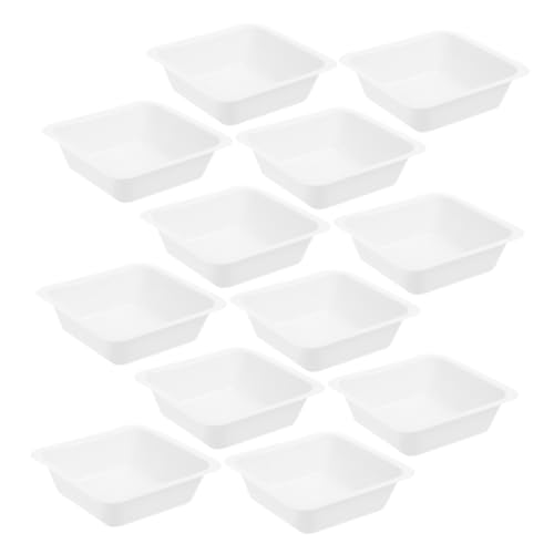 ERINGOGO 12 Stück Teiliges Kunststoff Quadratisch Leicht Präzise Labor Küchenwaage mit Glatter Oberfläche für Wissenschaftliche Experimente und Exakte Messungen ERINGOGO 12 Stück Teiliges Kunststoff Quadratisch Leicht Präzise Labor Küchenwaage mit Glatter Oberfläche für Wissenschaftliche Experimente und Exakte Messungen von ERINGOGO