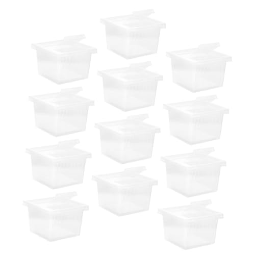 ERINGOGO 12 Stück Teiliges Reptilien Futterbox Transparent Stabile Kunststoff Aufbewahrungsbox für Schlangen Spinnen Geckos und Kleine Haustiere Vielseitig Einsetzbar für Fütterung und ERINGOGO 12 Stück Teiliges Reptilien Futterbox Transparent Stabile Kunststoff Aufbewahrungsbox für Schlangen Spinnen Geckos und Kleine Haustiere Vielseitig Einsetzbar für Fütterung und von ERINGOGO