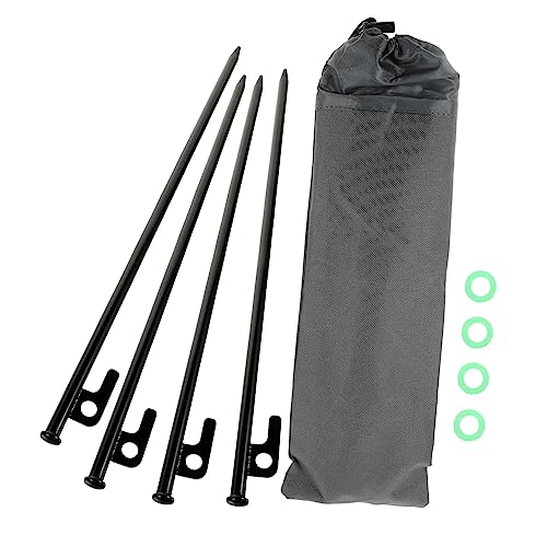 ERINGOGO 1Satz Zeltunterstützungseinsätze Teilig Ultraleichte Stahlheringe mit Noktiluzenten Ringen für Outdoor Camping Windfeste Bodenanker für Zelte und Baldachine ERINGOGO 1Satz Zeltunterstützungseinsätze Teilig Ultraleichte Stahlheringe mit Noktiluzenten Ringen für Outdoor Camping Windfeste Bodenanker für Zelte und Baldachine von ERINGOGO