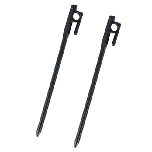 ERINGOGO 2 STÜCK Gusseisen Zeltheringe Stark Belastbar Sturmsicher Camping Heringe Für Strand Schnee Fest Befestigung von ERINGOGO