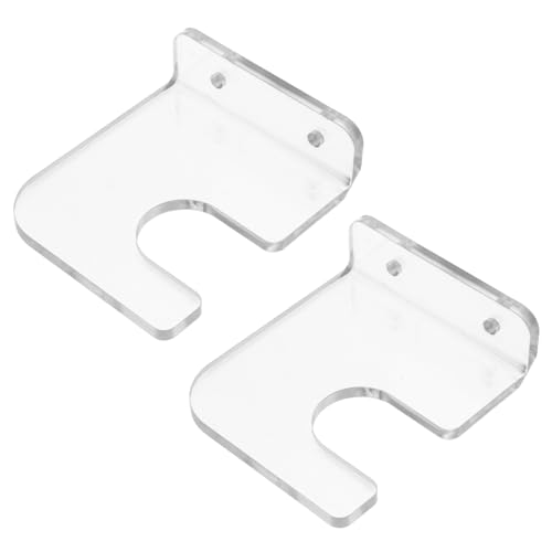 ERINGOGO 2 Stück Acryl Skateboard Wandhalterung Stabiler Snowboard Storage Mount Modernes Wandregal für Skateboard und Snowboard Einfache Montage Transparent Platzsparend Stilvolle von ERINGOGO