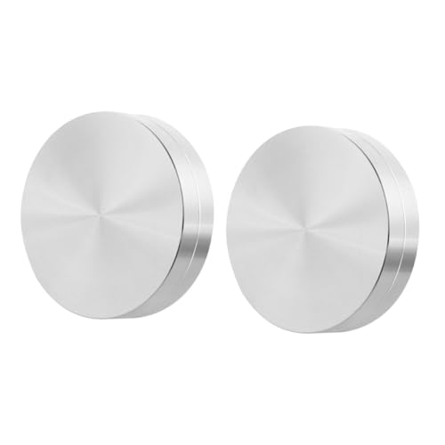 ERINGOGO 2 Stück Aluminium Drehbare Tablett für Kuchenständer Stabile Lagerachsen für Torten Dekoration Ausstelltisch Langlebige Backzubehörteile von ERINGOGO