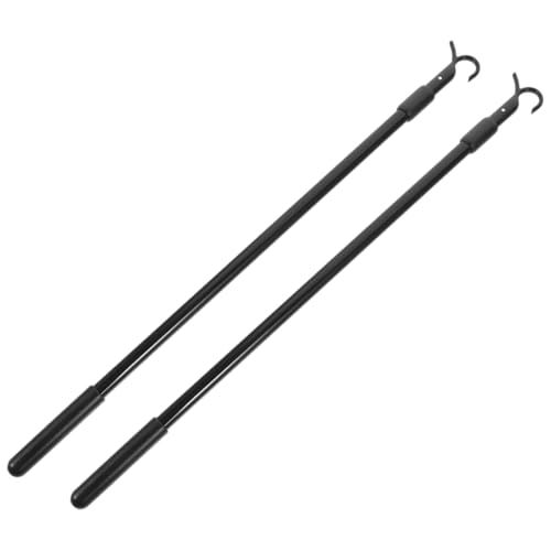 ERINGOGO 2 Stück Aluminium Verstellbare Gardinenstange Manuelle Schiebestange für Fensterjalousien Ergonomischer Griff Langlebig Passend für Vorhänge und Verdunkelungsvorhänge Toleranz ERINGOGO 2 Stück Aluminium Verstellbare Gardinenstange Manuelle Schiebestange für Fensterjalousien Ergonomischer Griff Langlebig Passend für Vorhänge und Verdunkelungsvorhänge Toleranz von ERINGOGO