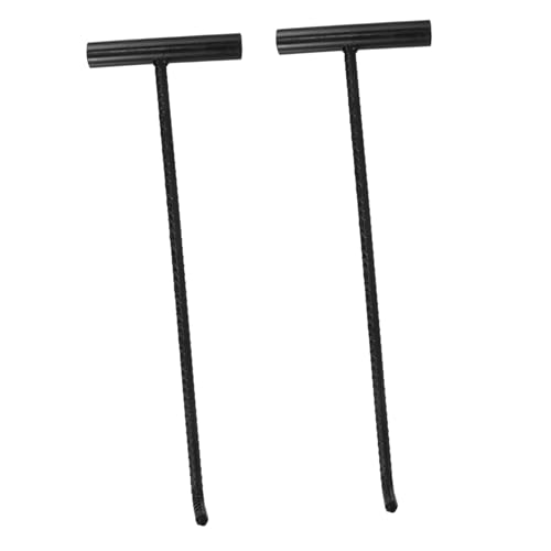 ERINGOGO 2 Stück Edelstahl T form Haken Manhole Cover Lifter Schachtdeckelheber mit Ergonomischem Griff zum Sicheren Heben von Gullideckeln und Abflussgittern für Einfaches Heben und ERINGOGO 2 Stück Edelstahl T form Haken Manhole Cover Lifter Schachtdeckelheber mit Ergonomischem Griff zum Sicheren Heben von Gullideckeln und Abflussgittern für Einfaches Heben und von ERINGOGO