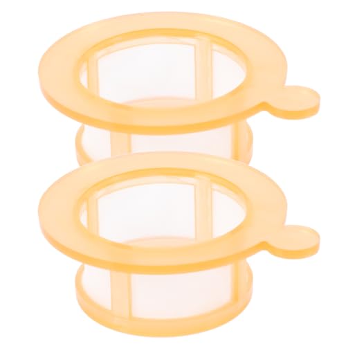 ERINGOGO 2 Stück Einweg Zellsieb Maschenweite Laborzubehör Zellfilter mit Rundem Griff Leichtes Stabiles Kunststofffilterlaborgerät für Zellfiltration und Forschung von ERINGOGO