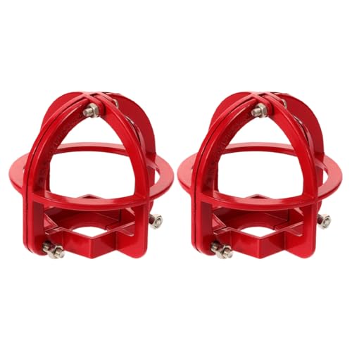 ERINGOGO 2 Stück Feuerlöschsprinkler Schutzkäfig Robust Innenbereich Transducer Abdeckung Sprinkler Kopf Schutz für Sicherheitssysteme von ERINGOGO