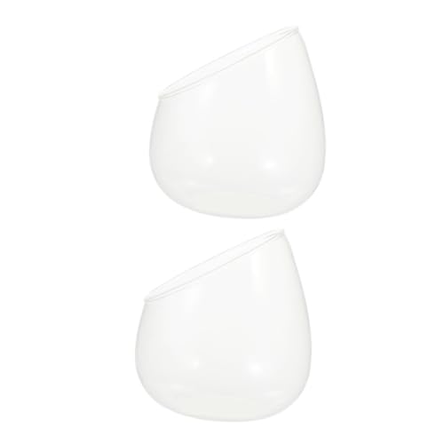 ERINGOGO 2 Stück Klare Glasvase Bubble Bowl Terrarium für Sukkulenten und Wasserpflanzen Dekorative Pflanzschale für Sims und Gartendeko Modernes Deko Highlight für Wohnzimmer und Büro ERINGOGO 2 Stück Klare Glasvase Bubble Bowl Terrarium für Sukkulenten und Wasserpflanzen Dekorative Pflanzschale für Sims und Gartendeko Modernes Deko Highlight für Wohnzimmer und Büro von ERINGOGO