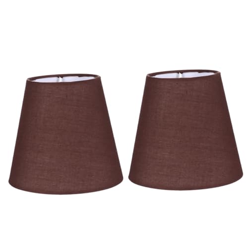 ERINGOGO 2 Stück Lampenschirme Lampenabdeckungen aus Langlebigem Material für Tischlampen Stehlampen Kronleuchter Schlafzimmer Wohnzimmer Geeignet von ERINGOGO