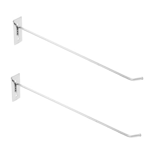 ERINGOGO 2 Stück Metal Wandhaken Stark Stabile Metallhaken für Lochwand Praktische Aufbewahrung von Werkzeugen Küchenutensilien und Schlüssel für Garage Handwerk Einzelhandel und Zuhause von ERINGOGO