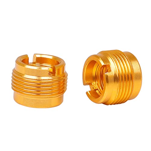 ERINGOGO 2 Stück Mikrofonadapter Stabiler Schraubadapter für Mikrofonständer und Clips Installieren Goldene Ausführung Passend für Audio Geräte ERINGOGO 2 Stück Mikrofonadapter Stabiler Schraubadapter für Mikrofonständer und Clips Installieren Goldene Ausführung Passend für Audio Geräte von ERINGOGO