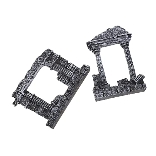 ERINGOGO 2stücke Fisch Tank Marmor Säulen Deko Resin Aquarien Ornament Für Landschaftsgestaltung Für Natürliche Aquarium-umgebungen ERINGOGO 2stücke Fisch Tank Marmor Säulen Deko Resin Aquarien Ornament Für Landschaftsgestaltung Für Natürliche Aquarium-umgebungen von ERINGOGO