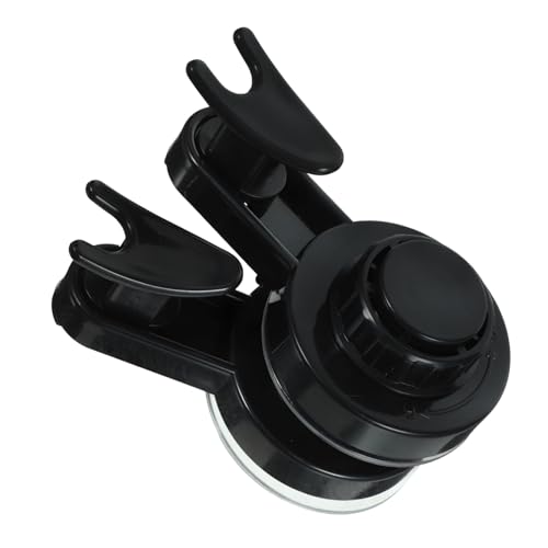 ERINGOGO 2 Stück Saugnapf haken Schwarz Verstellbare Bohrfreie Wandhaken mit Starker Haftkraft Hitzebeständig für Badezimmer Küche und Fliesen Einfache Montage durch Vakuumtechnik von ERINGOGO