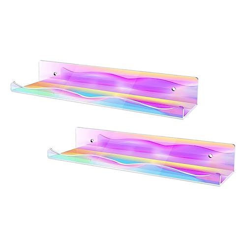 ERINGOGO 2 Stück Teiliges Acryl Wandregal Schwebend Modernes Transparentes Wandboard Robust Vielseitig für Bad Wohnzimmer Schlafzimmer zur Stilvollen Wandmontage und Platzsparenden ERINGOGO 2 Stück Teiliges Acryl Wandregal Schwebend Modernes Transparentes Wandboard Robust Vielseitig für Bad Wohnzimmer Schlafzimmer zur Stilvollen Wandmontage und Platzsparenden von ERINGOGO