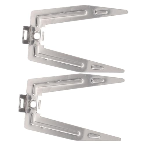 ERINGOGO 2 Stück Teiliges Edelstahl Chicken Grill Fork Drehbare Fleischgabeln für Luftfritteuse und Backofen Robust Hitzebeständig zum Gleichmäßigen Grillen von Hähnchen und Bbq Camping von ERINGOGO