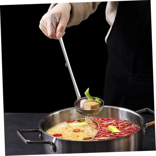ERINGOGO 2 Stück Teiliges Edelstahl Servierlöffel Hakengriff Langstielige Feinsieb Suppenlöffel für Hot Pot Rostfrei Hitzebeständig für Küche Restaurant und Zuhause ERINGOGO 2 Stück Teiliges Edelstahl Servierlöffel Hakengriff Langstielige Feinsieb Suppenlöffel für Hot Pot Rostfrei Hitzebeständig für Küche Restaurant und Zuhause von ERINGOGO