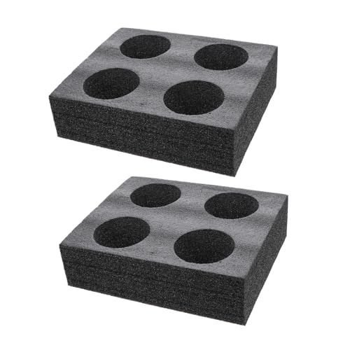 ERINGOGO 2 Stück Teiliges Getränketräger tablett aus Dickem Becherhalter für To go getränke Tragbares Sicheres Transport Verpackungstablett für Büro Schule Picknick und Party von ERINGOGO