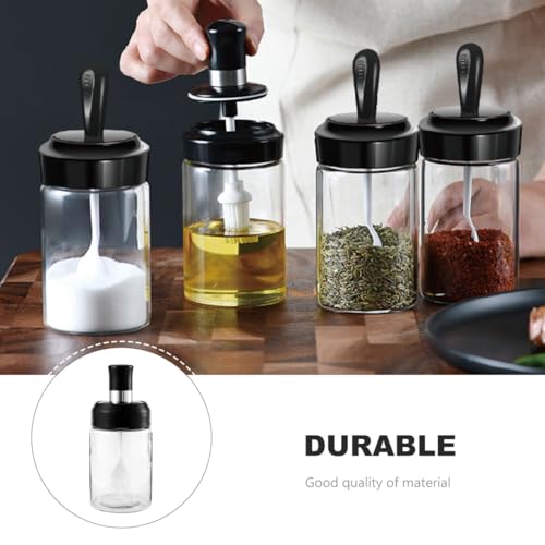 ERINGOGO 2 Stück Teiliges Gewürzflaschen Glas mit Löffel Luftdicht Verschlossen Platzsparend und Sicher für Öl Essig Salz Pfeffer Bbq und Küchenorganisation ERINGOGO 2 Stück Teiliges Gewürzflaschen Glas mit Löffel Luftdicht Verschlossen Platzsparend und Sicher für Öl Essig Salz Pfeffer Bbq und Küchenorganisation von ERINGOGO