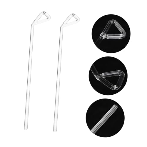 ERINGOGO 2 Stück Teiliges Glas Cell Spreader Dreieck Laborbedarf Leicht Flexibel Langlebig für Mikrobiologie Zellverteilung und Präzision bei Laboranwendungen ERINGOGO 2 Stück Teiliges Glas Cell Spreader Dreieck Laborbedarf Leicht Flexibel Langlebig für Mikrobiologie Zellverteilung und Präzision bei Laboranwendungen von ERINGOGO