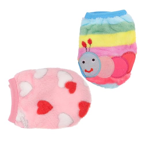 ERINGOGO 2 Stück Teiliges Haustier Warmfleece XXS Hunde Winterkleidung Niedliche Hasenwesten Leichte Warme Cosplay Shirts für Kleine Welpen und Chihuahua Einfach Auszuziehen ERINGOGO 2 Stück Teiliges Haustier Warmfleece XXS Hunde Winterkleidung Niedliche Hasenwesten Leichte Warme Cosplay Shirts für Kleine Welpen und Chihuahua Einfach Auszuziehen von ERINGOGO