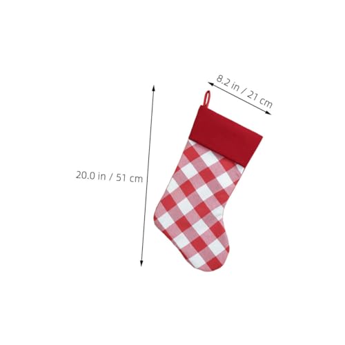 ERINGOGO 2 Stück Teiliges Weihnachtsstrümpfe Vliesstoff Große Kapazität Wiederverwendbar Hängend für Kamin Tür Baum Vielseitig für Süßigkeiten Geschenke Festliche Dekoration ERINGOGO 2 Stück Teiliges Weihnachtsstrümpfe Vliesstoff Große Kapazität Wiederverwendbar Hängend für Kamin Tür Baum Vielseitig für Süßigkeiten Geschenke Festliche Dekoration von ERINGOGO