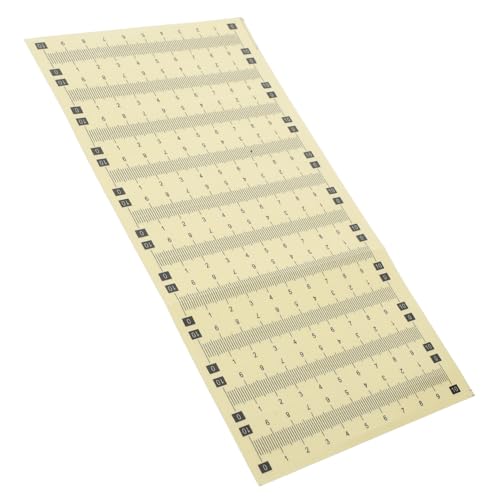 ERINGOGO 20 Blatt Selbstklebendes Maßband Teiliges Transparentes Aufkleber mit Haftung für Präzise DIY Messungen und Bastelarbeiten ERINGOGO 20 Blatt Selbstklebendes Maßband Teiliges Transparentes Aufkleber mit Haftung für Präzise DIY Messungen und Bastelarbeiten von ERINGOGO