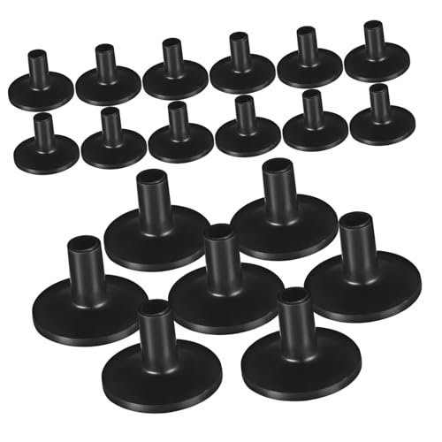 ERINGOGO 20 Stück Schwarze Kunststoff Beckenhülsen Cymbal Sleeves mit Basis Trommel Beckenständer Zubehör für Schlagzeug und Percussion Instrumente ERINGOGO 20 Stück Schwarze Kunststoff Beckenhülsen Cymbal Sleeves mit Basis Trommel Beckenständer Zubehör für Schlagzeug und Percussion Instrumente von ERINGOGO