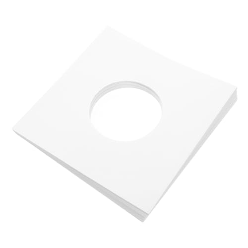 ERINGOGO 20 Stück Vinyl Schallplatten Schutzhüllen aus Kraftpapier mit Luftlöchern Atmungsaktive Aufbewahrungstaschen für Vinyl Platten Stabiles Rechtwinkliges Design Geschenkverpackung von ERINGOGO