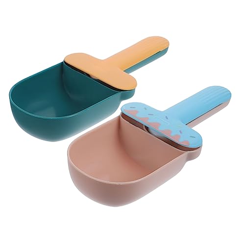 ERINGOGO 2stücke Katzenfutter Löffel Im Eiscreme-Design Multifunktionale Futterlöffel Für Katzen Und Hunde Praktische Pet Supplies Zufällige Farben Für Dosenfutter von ERINGOGO
