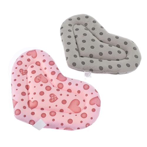 ERINGOGO 2Stücke Warmes Hamster Nestkissen für Kleintiere Hochwertiges Plüschmaterial für Igelhamster Mäuse und Sofa Bett Auto und Reisen von ERINGOGO