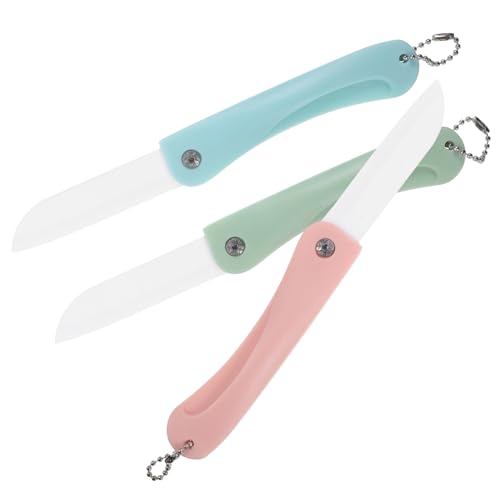 ERINGOGO 3 Stück Keramik Klappmesser Faltbar Rostfrei Scharf Leicht für Obst Gemüse Haushalt Camping Picknick Küche Zufällige Farbe Zufällige Farbe ERINGOGO 3 Stück Keramik Klappmesser Faltbar Rostfrei Scharf Leicht für Obst Gemüse Haushalt Camping Picknick Küche Zufällige Farbe Zufällige Farbe von ERINGOGO