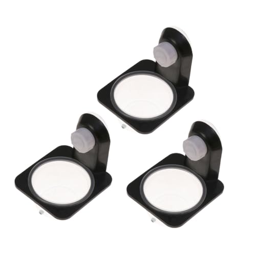 ERINGOGO 3 Stück Reptilien Futternapf mit Saugnapf Schwarz Futter und Wasserschale für Schildkröten Eidechsen Spinnen Stabile Platzsparende Futterstelle für Glas und Acrylterrarien ERINGOGO 3 Stück Reptilien Futternapf mit Saugnapf Schwarz Futter und Wasserschale für Schildkröten Eidechsen Spinnen Stabile Platzsparende Futterstelle für Glas und Acrylterrarien von ERINGOGO