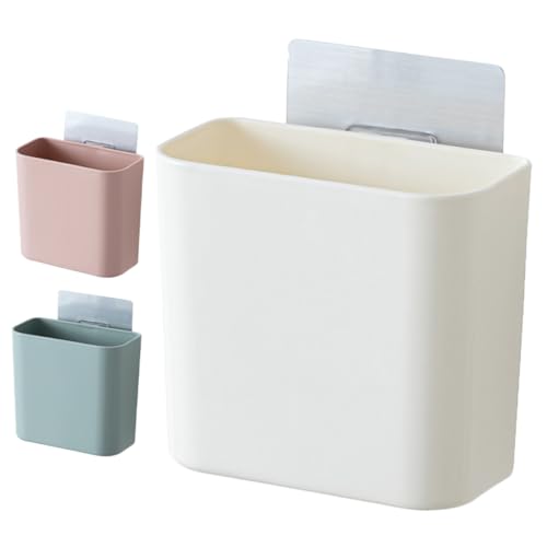 ERINGOGO 3 Stück Selbstklebende Wandaufbewahrungsboxen aus Robustem PP Wasserabweisend und Langlebig Platzsparend für Badezimmer Küche Vorratsraum zur Organisierten Aufbewahrung von ERINGOGO 3 Stück Selbstklebende Wandaufbewahrungsboxen aus Robustem PP Wasserabweisend und Langlebig Platzsparend für Badezimmer Küche Vorratsraum zur Organisierten Aufbewahrung von von ERINGOGO