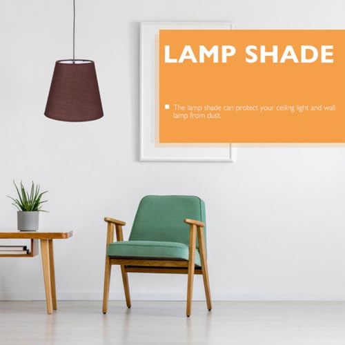 ERINGOGO 3 Stück Stoff lampenschirme Lampenabdeckungen für Zuhause Deckenleuchte Nachttischlampe Schlafzimmer Wohnzimmer Zubehör Praktische Schutzfunktion von ERINGOGO
