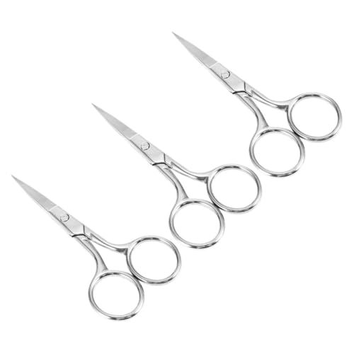 ERINGOGO 3 Stück Teiliges Edelstahl Präzisions scheren für Augenbrauen Wimpern und Gesichtshaare Kompakt Tragbar Rostfrei Leichte Beauty schere für Damen und Herren für Zuhause und Reise ERINGOGO 3 Stück Teiliges Edelstahl Präzisions scheren für Augenbrauen Wimpern und Gesichtshaare Kompakt Tragbar Rostfrei Leichte Beauty schere für Damen und Herren für Zuhause und Reise von ERINGOGO