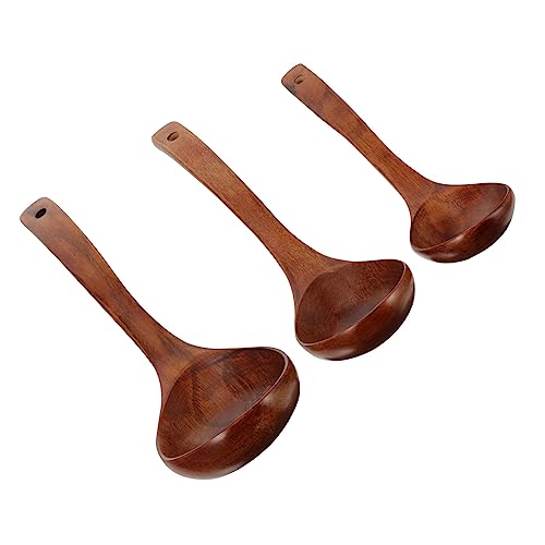 ERINGOGO 3 Stück Teiliges Holzlöffel mit Langem Stiel Suppenlöffel Verschiedenen Glatte Oberfläche Hitzebeständig zum Kochen von Suppe Brei Nudeln mit Aufhängeloch Farblich Sortiert ERINGOGO 3 Stück Teiliges Holzlöffel mit Langem Stiel Suppenlöffel Verschiedenen Glatte Oberfläche Hitzebeständig zum Kochen von Suppe Brei Nudeln mit Aufhängeloch Farblich Sortiert von ERINGOGO