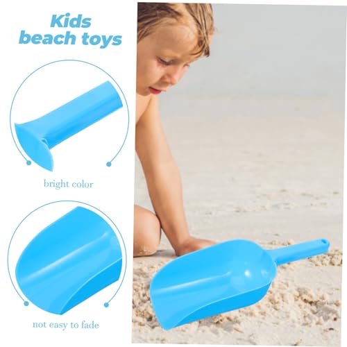 ERINGOGO 3 Stück Teiliges Sand und Schneeschaufel aus Sicherem Kunststoff mit Ergonomischem Griff Glatter Oberfläche für Outdoor Am Strand Schnee für Sandkasten und Zufällige Farbe von ERINGOGO