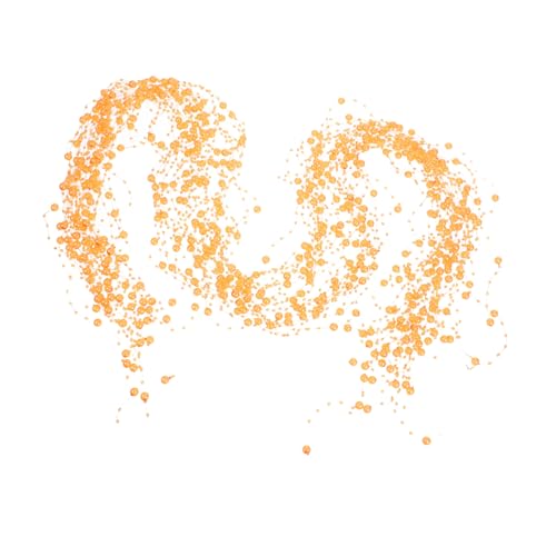 ERINGOGO 30 Stück Teiliges Künstliche Perlenschnur Orange Realistische Dekokette für Vasenfüllung Hochzeit Partydeko Brautstrauß Festliche Tischdekoration Einfach Anzuwenden Leicht zu von ERINGOGO