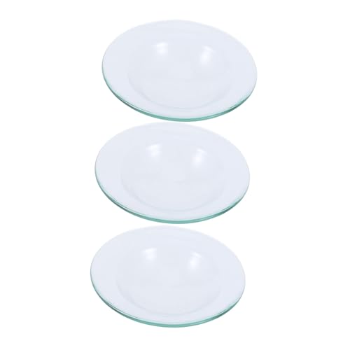 ERINGOGO 3Stücke Ersatz Wachswärmer Schalen für Aromatherapieöl Langlebige Glasplatten Hitzebeständig Wiederverwendbar für Duftlampe und Kerzenwärmer ERINGOGO 3Stücke Ersatz Wachswärmer Schalen für Aromatherapieöl Langlebige Glasplatten Hitzebeständig Wiederverwendbar für Duftlampe und Kerzenwärmer von ERINGOGO