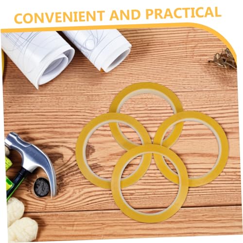 ERINGOGO 4 Rollen Hitzebeständiges Feuerfestes Isolierband in Verschiedenen Breiten Hitzebeständige Klebestreifen für Elektrische Isolierung für Werkzeug und Positionierung von ERINGOGO