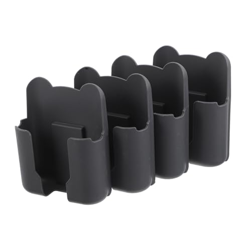 ERINGOGO 4 STÜCKE Selbstklebende Wandhalterung Teiliges Fernbedienungs Organizer Aufbewahrungsbox für Tv Klimaanlage Wohnzimmer Schlafzimmer Büro Platzsparend Langlebig von ERINGOGO