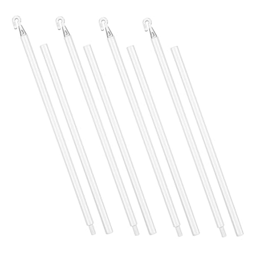 ERINGOGO 4 Sätze Vertikale Jalousienstäbe PP Kunststoff mit Haken Splicing Design Verstellbar Ersatz Blind Opener Stäbe für Fenster Vorhang Zubehör ERINGOGO 4 Sätze Vertikale Jalousienstäbe PP Kunststoff mit Haken Splicing Design Verstellbar Ersatz Blind Opener Stäbe für Fenster Vorhang Zubehör von ERINGOGO