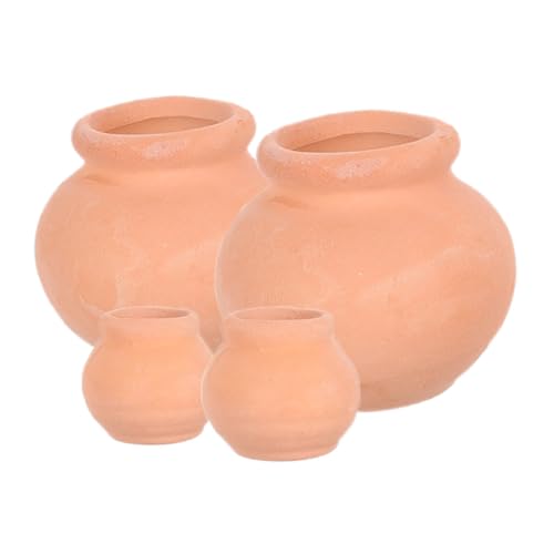 ERINGOGO 4stücke Mini Blumentöpfe Keramik Niedliche Sukkulententöpfe Für Pflanzen Im Innenbereich Schreibtisch Und -Dekoration Nordic Retro Stil Für Kräuter Und Kakteen von ERINGOGO