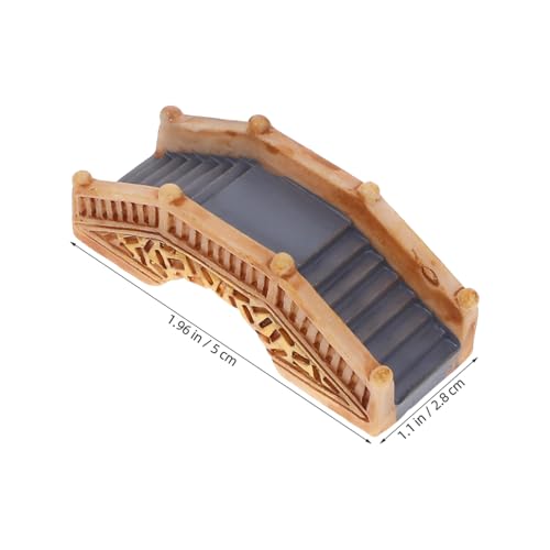 ERINGOGO 4 Stück Miniaturbogenbrücke aus Robustem Kunststoff Realistische Miniaturbrücke für Bonsai Garten Mikrolandschaftsdekoration Geeignet für Haus Büro und Outdoor Bereich ERINGOGO 4 Stück Miniaturbogenbrücke aus Robustem Kunststoff Realistische Miniaturbrücke für Bonsai Garten Mikrolandschaftsdekoration Geeignet für Haus Büro und Outdoor Bereich von ERINGOGO