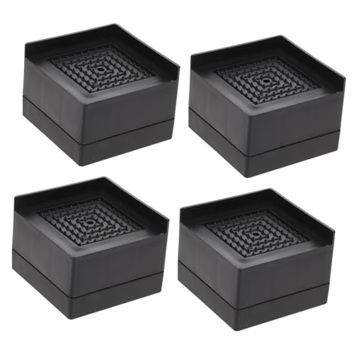 ERINGOGO 4 Stück Möbel Erhöhung aus Dickem Verschleißfestem Gummi rutschfeste Stoßdämpfende Möbelbeinschoner für Sofa Tisch Schrank Bett Schützt Boden und Verbessert Belüftung ERINGOGO 4 Stück Möbel Erhöhung aus Dickem Verschleißfestem Gummi rutschfeste Stoßdämpfende Möbelbeinschoner für Sofa Tisch Schrank Bett Schützt Boden und Verbessert Belüftung von ERINGOGO