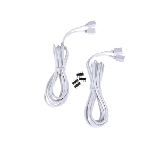 ERINGOGO 4 Stück Rgb LED Lichtband Verlängerungskabel Doppelseitig Pin Verbinder für Smd LED Streifen Flexibles PVC Isolationskabel Einfache Installation ohne Löten ERINGOGO 4 Stück Rgb LED Lichtband Verlängerungskabel Doppelseitig Pin Verbinder für Smd LED Streifen Flexibles PVC Isolationskabel Einfache Installation ohne Löten von ERINGOGO