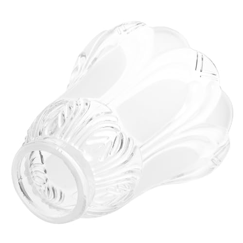 ERINGOGO 4 Stück Teiliges Glaslampenschirm Glockenform für Wandlampen Dekorative Lampenschirme für Kronleuchter Geeignet für Wohnzimmer Schlafzimmer und Hotels von ERINGOGO