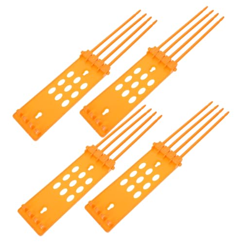 ERINGOGO 4 Stück Teiliges Pigeon Leg Rings Halter Kompakter Vogel Fußring Organizer Platzsparendes Leg Band Ständer für Tauben Hühner und Papageien zur Aufbewahrung und Vogelidentifikation von ERINGOGO