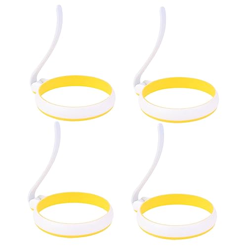 ERINGOGO 4 Stück Teiliges Silikon Eierringe Antihaftbeschichtet Hitzebeständig Vielseitig für Spiegeleier Omeletts Pfannkuchen für Schnelles Frühstück und Gesunde Zubereitung ERINGOGO 4 Stück Teiliges Silikon Eierringe Antihaftbeschichtet Hitzebeständig Vielseitig für Spiegeleier Omeletts Pfannkuchen für Schnelles Frühstück und Gesunde Zubereitung von ERINGOGO