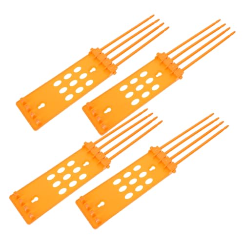 ERINGOGO 4 Stück Teiliges Vogelbeinring-Organizer Robustem Kunststoff Vielseitiger Halter für Tauben Hühner Wachteln und Papageien zur Aufbewahrung Präsentation und von ERINGOGO